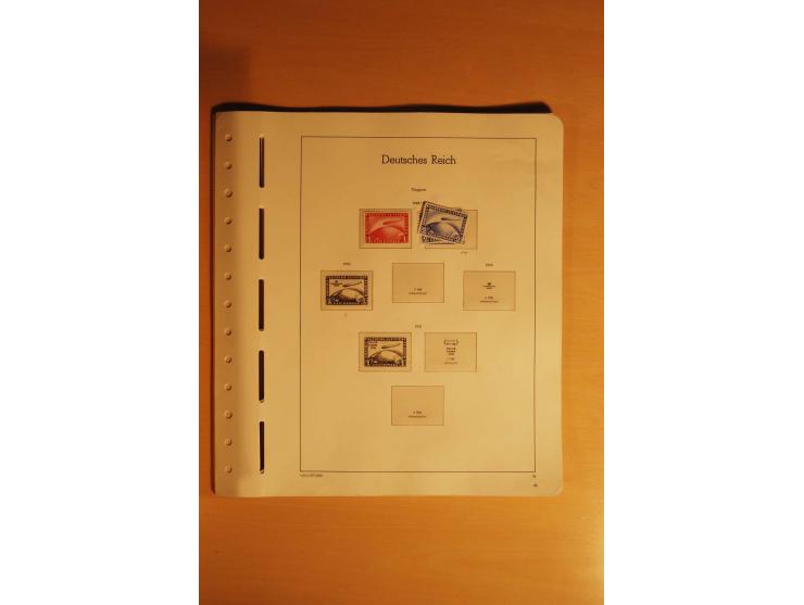 1919/32, umfangreiche, meist gestempelte und ungebrauchte/postfrische Sammlung im Vordruckalbum mit vielen besseren und kompl