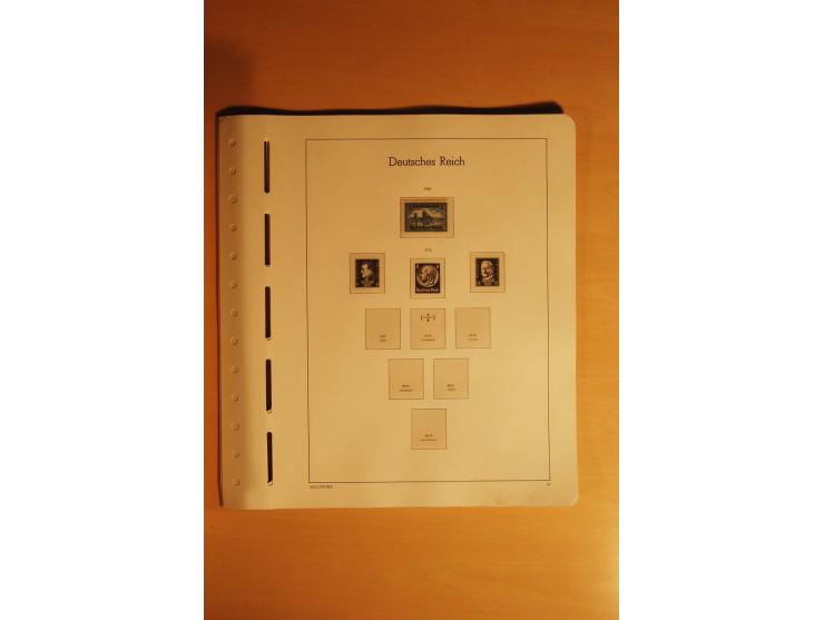 1919/32, umfangreiche, meist gestempelte und ungebrauchte/postfrische Sammlung im Vordruckalbum mit vielen besseren und kompl
