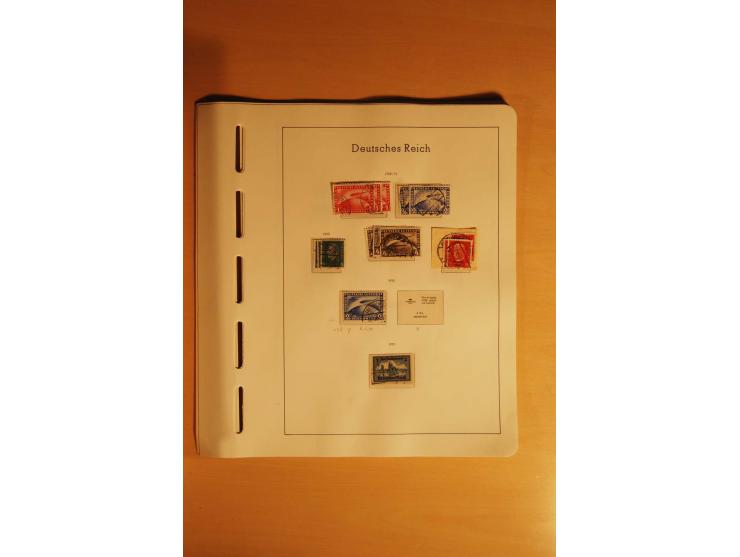 1919/32, umfangreiche, meist gestempelte und ungebrauchte/postfrische Sammlung im Vordruckalbum mit vielen besseren und kompl