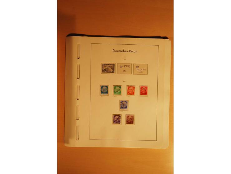 1919/32, umfangreiche, meist gestempelte und ungebrauchte/postfrische Sammlung im Vordruckalbum mit vielen besseren und kompl