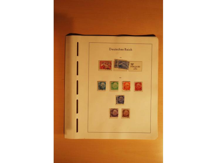 1919/32, umfangreiche, meist gestempelte und ungebrauchte/postfrische Sammlung im Vordruckalbum mit vielen besseren und kompl