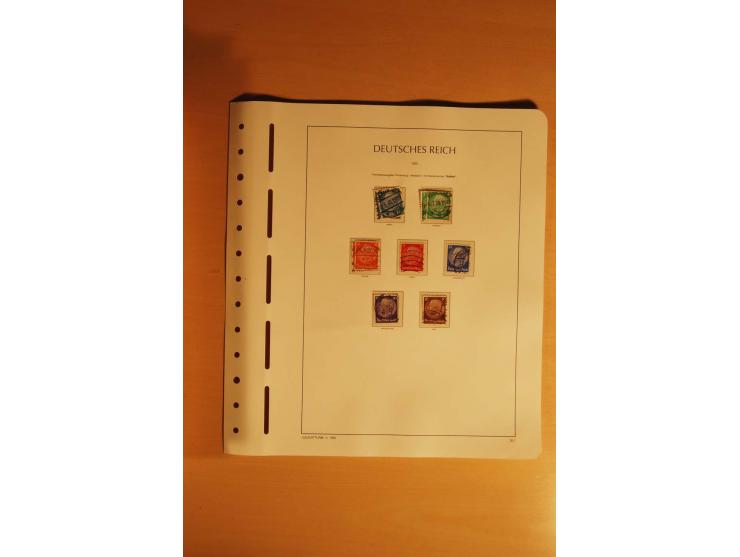 1919/32, umfangreiche, meist gestempelte und ungebrauchte/postfrische Sammlung im Vordruckalbum mit vielen besseren und kompl