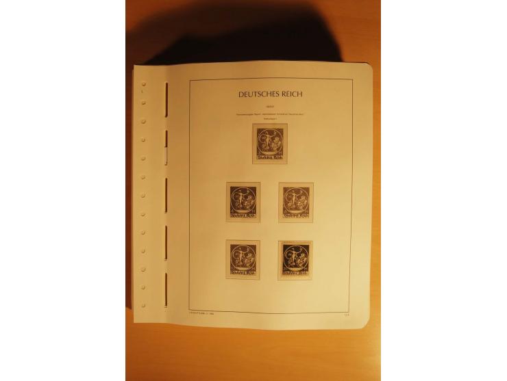 1919/32, umfangreiche, meist gestempelte und ungebrauchte/postfrische Sammlung im Vordruckalbum mit vielen besseren und kompl