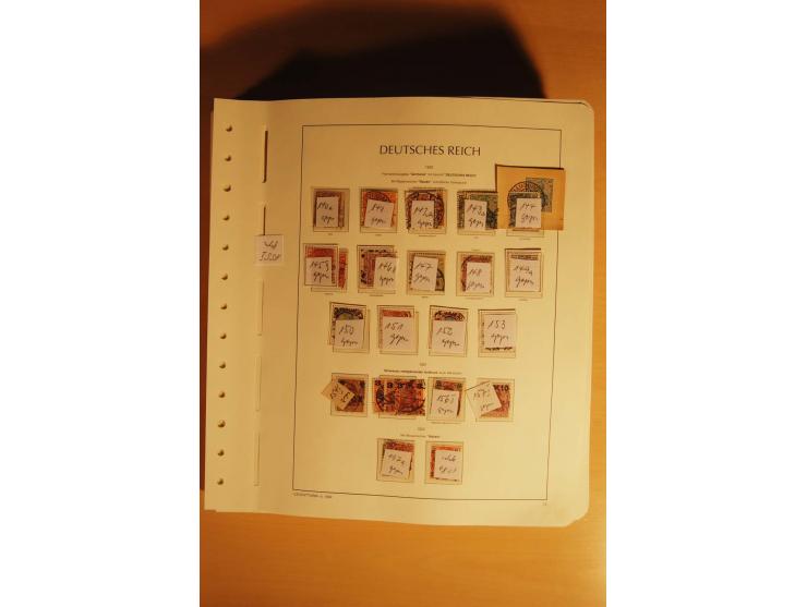 1919/32, umfangreiche, meist gestempelte und ungebrauchte/postfrische Sammlung im Vordruckalbum mit vielen besseren und kompl