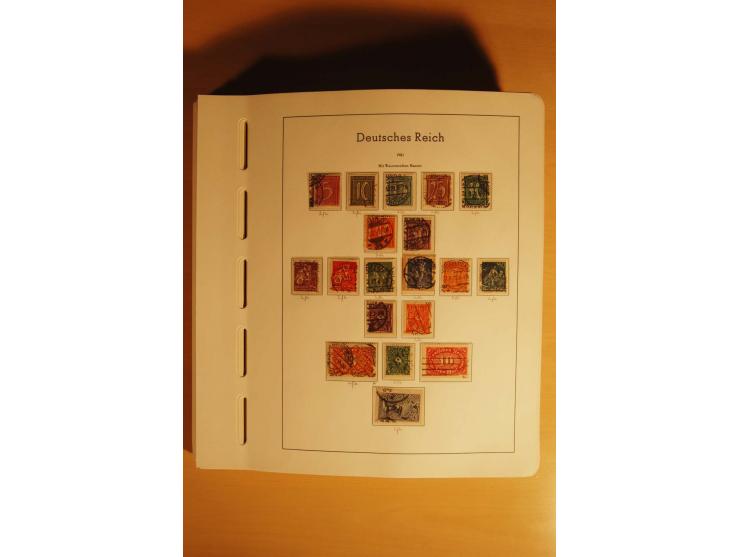1919/32, umfangreiche, meist gestempelte und ungebrauchte/postfrische Sammlung im Vordruckalbum mit vielen besseren und kompl