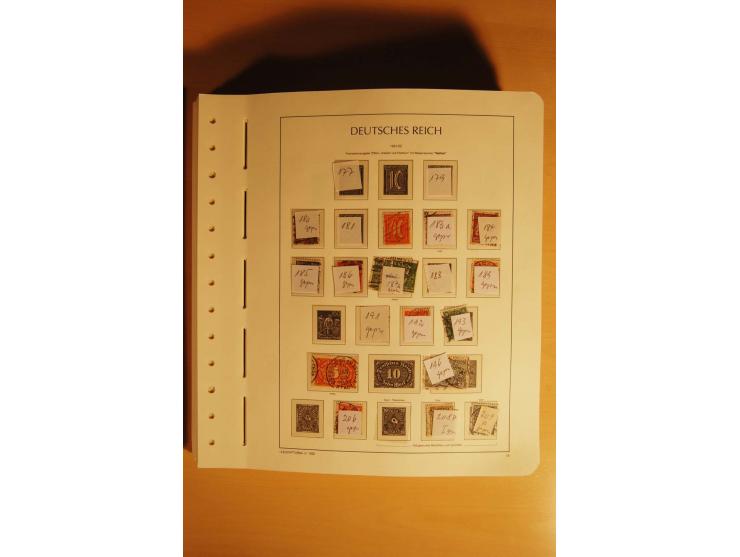 1919/32, umfangreiche, meist gestempelte und ungebrauchte/postfrische Sammlung im Vordruckalbum mit vielen besseren und kompl