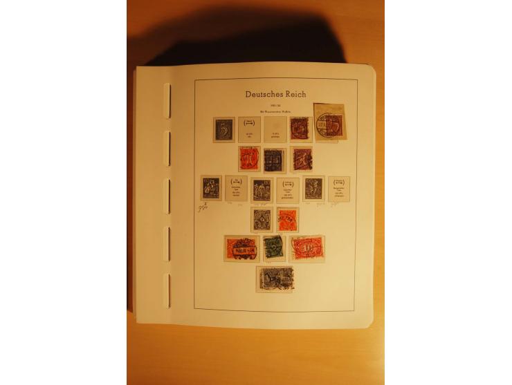 1919/32, umfangreiche, meist gestempelte und ungebrauchte/postfrische Sammlung im Vordruckalbum mit vielen besseren und kompl