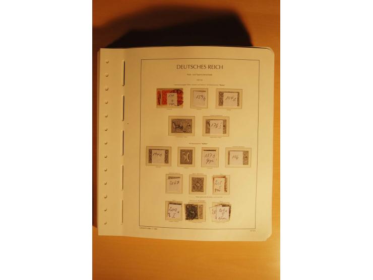 1919/32, umfangreiche, meist gestempelte und ungebrauchte/postfrische Sammlung im Vordruckalbum mit vielen besseren und kompl