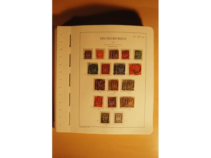 1919/32, umfangreiche, meist gestempelte und ungebrauchte/postfrische Sammlung im Vordruckalbum mit vielen besseren und kompl