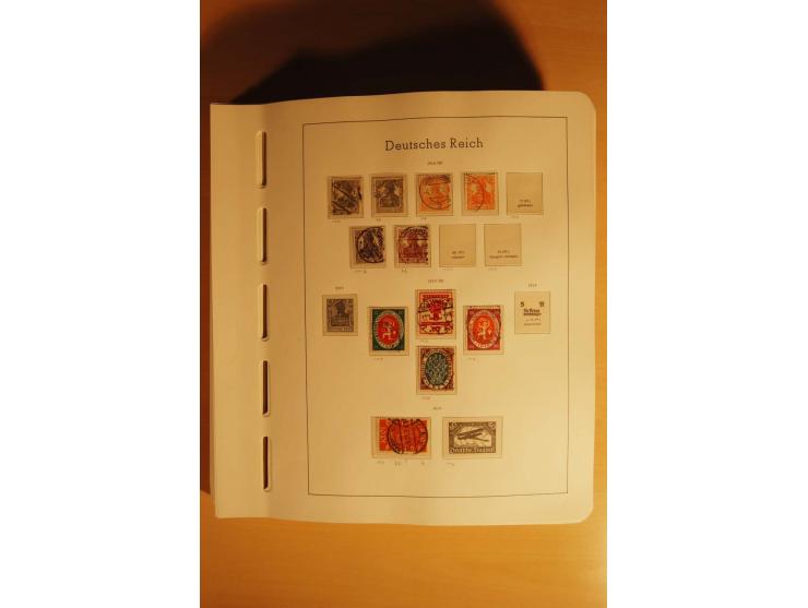 1919/32, umfangreiche, meist gestempelte und ungebrauchte/postfrische Sammlung im Vordruckalbum mit vielen besseren und kompl