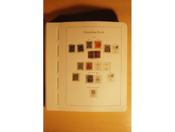 1919/32, umfangreiche, meist gestempelte und ungebrauchte/postfrische Sammlung im Vordruckalbum mit vielen besseren und kompl