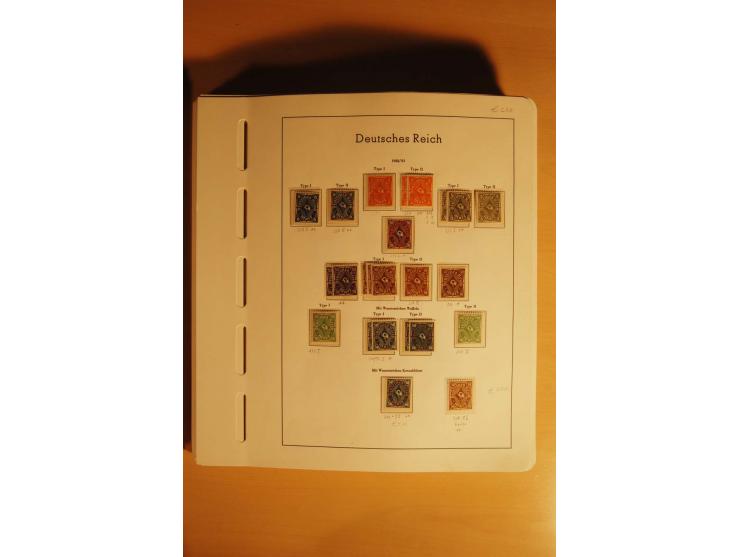 1919/32, umfangreiche, meist gestempelte und ungebrauchte/postfrische Sammlung im Vordruckalbum mit vielen besseren und kompl