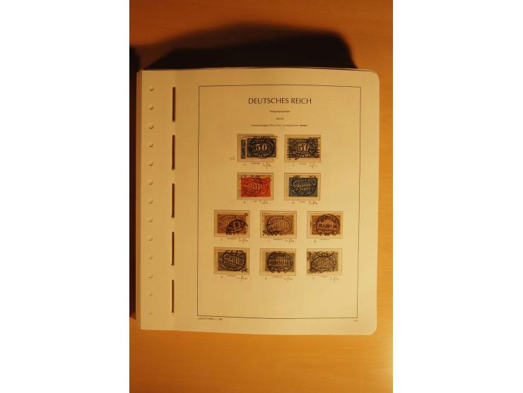 1919/32, umfangreiche, meist gestempelte und ungebrauchte/postfrische Sammlung im Vordruckalbum mit vielen besseren und kompl