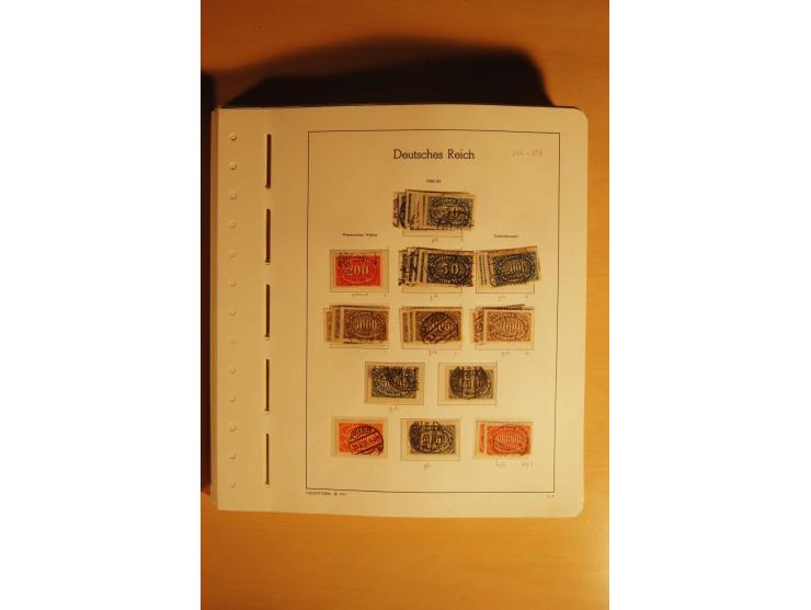 1919/32, umfangreiche, meist gestempelte und ungebrauchte/postfrische Sammlung im Vordruckalbum mit vielen besseren und kompl