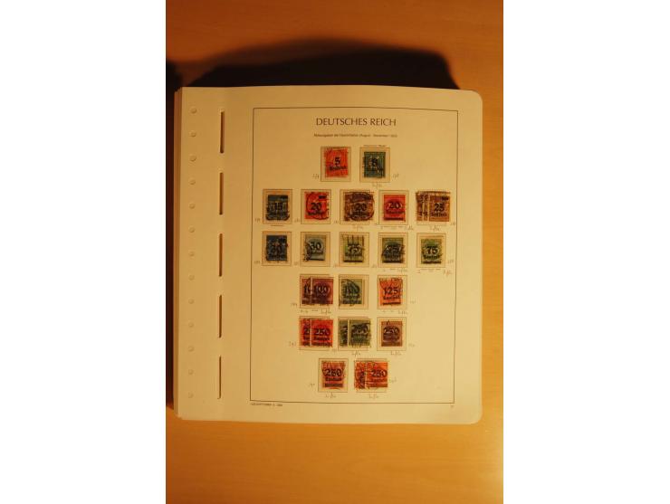 1919/32, umfangreiche, meist gestempelte und ungebrauchte/postfrische Sammlung im Vordruckalbum mit vielen besseren und kompl