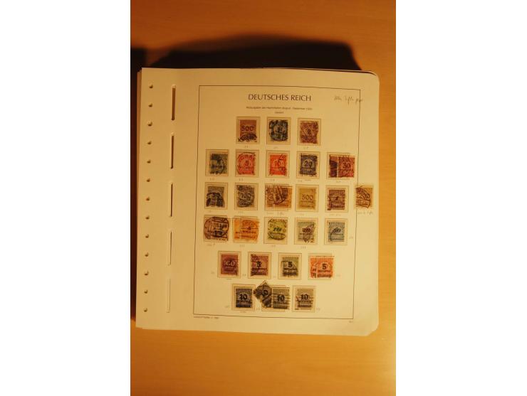1919/32, umfangreiche, meist gestempelte und ungebrauchte/postfrische Sammlung im Vordruckalbum mit vielen besseren und kompl