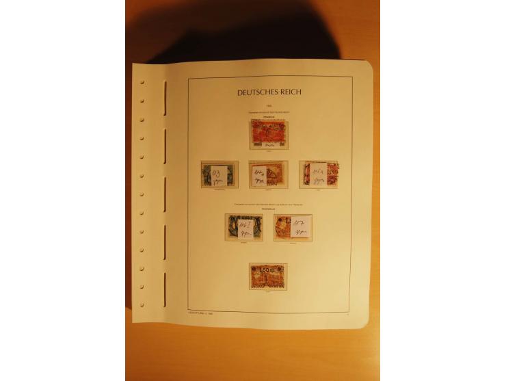 1919/32, umfangreiche, meist gestempelte und ungebrauchte/postfrische Sammlung im Vordruckalbum mit vielen besseren und kompl