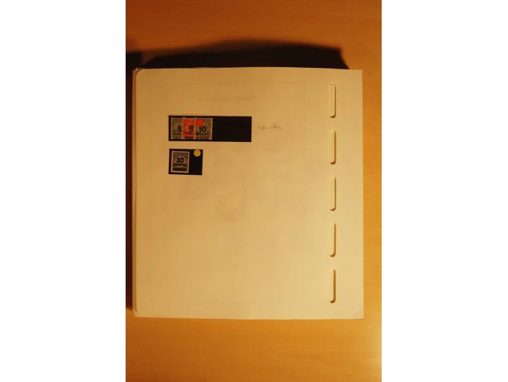 1919/32, umfangreiche, meist gestempelte und ungebrauchte/postfrische Sammlung im Vordruckalbum mit vielen besseren und kompl