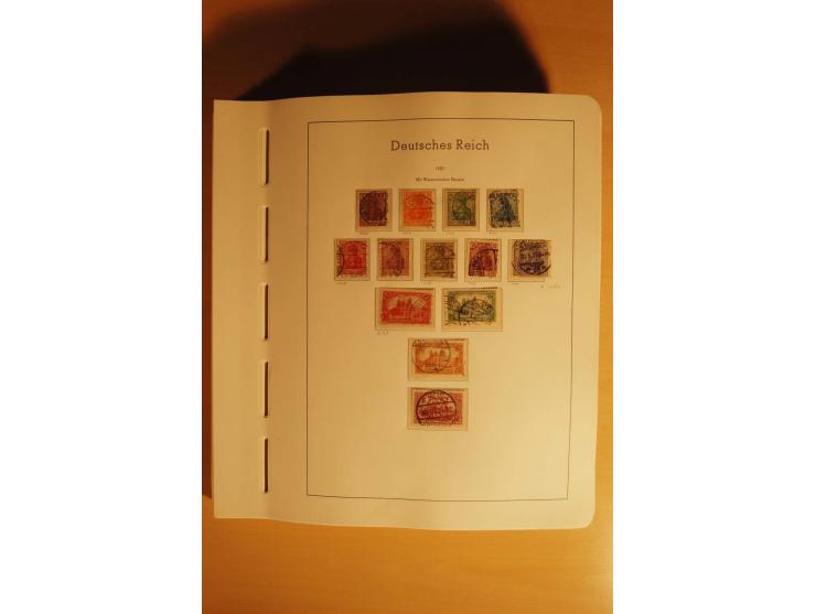 1919/32, umfangreiche, meist gestempelte und ungebrauchte/postfrische Sammlung im Vordruckalbum mit vielen besseren und kompl