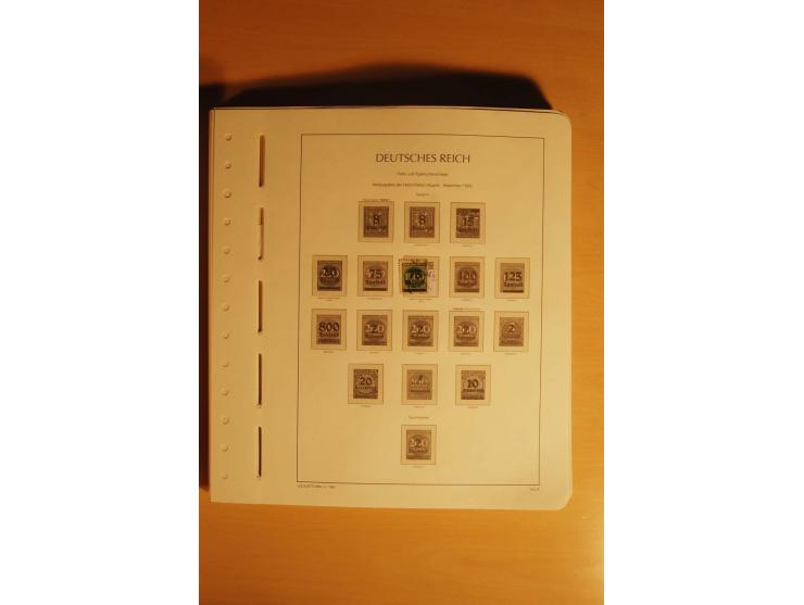 1919/32, umfangreiche, meist gestempelte und ungebrauchte/postfrische Sammlung im Vordruckalbum mit vielen besseren und kompl