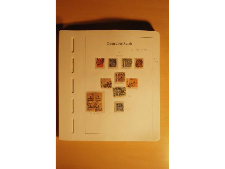 1919/32, umfangreiche, meist gestempelte und ungebrauchte/postfrische Sammlung im Vordruckalbum mit vielen besseren und kompl