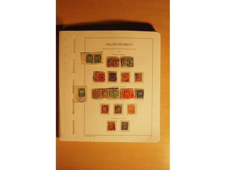 1919/32, umfangreiche, meist gestempelte und ungebrauchte/postfrische Sammlung im Vordruckalbum mit vielen besseren und kompl