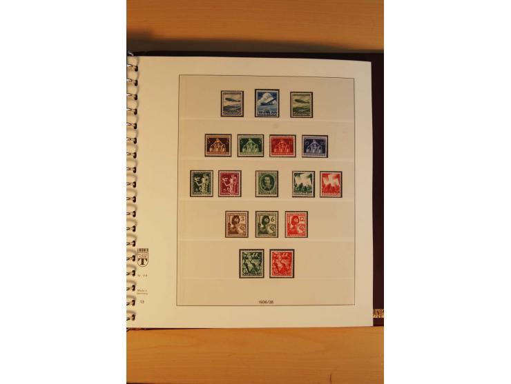 1923/45, postfrische kpl. Sammlung incl. Dienst, nur wenige Werte ungebraucht oder mit kleinen Gummimängeln,etliche sign. und