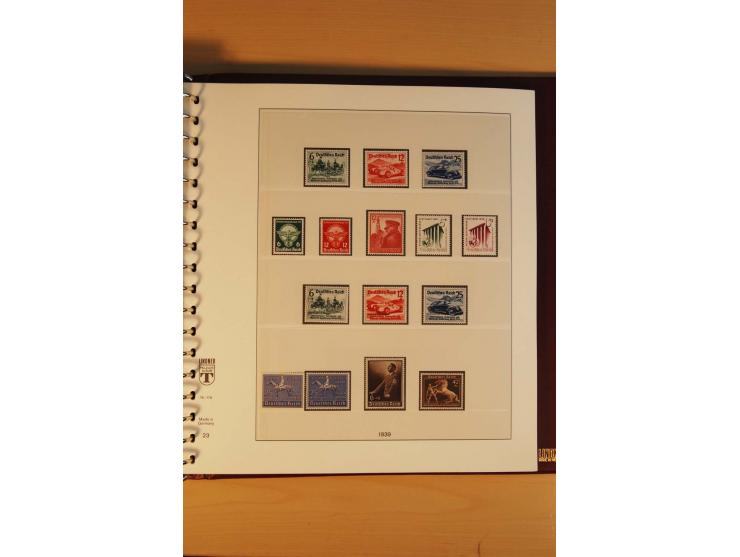 1923/45, postfrische kpl. Sammlung incl. Dienst, nur wenige Werte ungebraucht oder mit kleinen Gummimängeln,etliche sign. und
