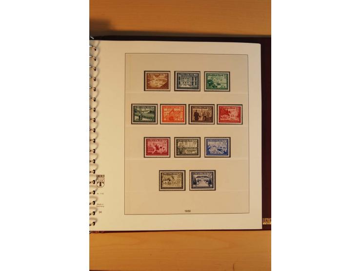 1923/45, postfrische kpl. Sammlung incl. Dienst, nur wenige Werte ungebraucht oder mit kleinen Gummimängeln,etliche sign. und