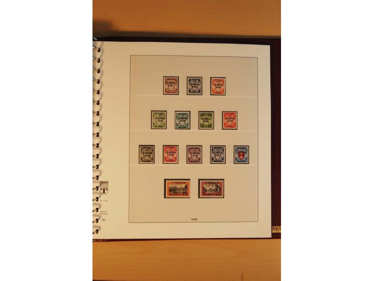 1923/45, postfrische kpl. Sammlung incl. Dienst, nur wenige Werte ungebraucht oder mit kleinen Gummimängeln,etliche sign. und