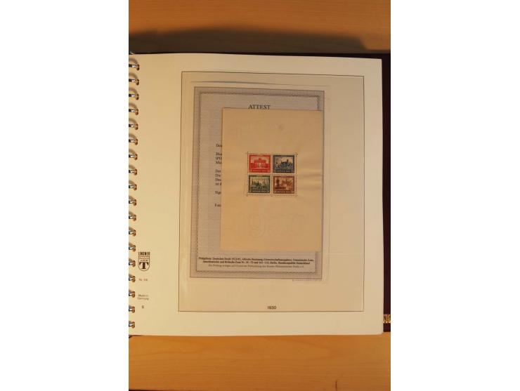 1923/45, postfrische kpl. Sammlung incl. Dienst, nur wenige Werte ungebraucht oder mit kleinen Gummimängeln,etliche sign. und