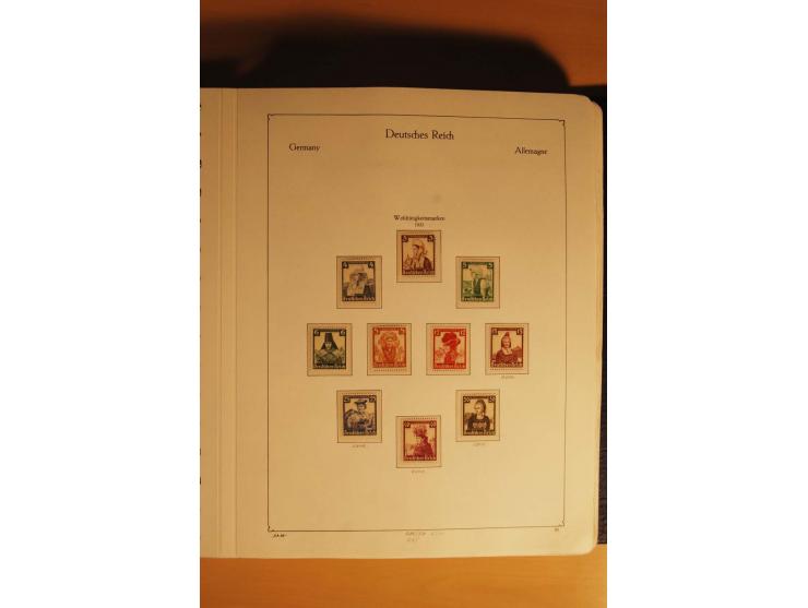 1933/45, postfrische kpl. bis weit überkpl. Sammlung mit Einheiten, Rand- und Eckrandstücken, HAN, Besonderheiten, Abarten, P