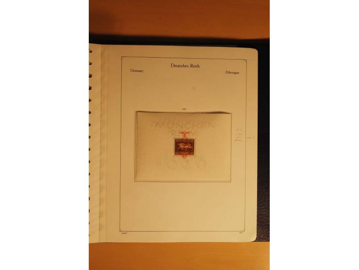 1933/45, postfrische kpl. bis weit überkpl. Sammlung mit Einheiten, Rand- und Eckrandstücken, HAN, Besonderheiten, Abarten, P
