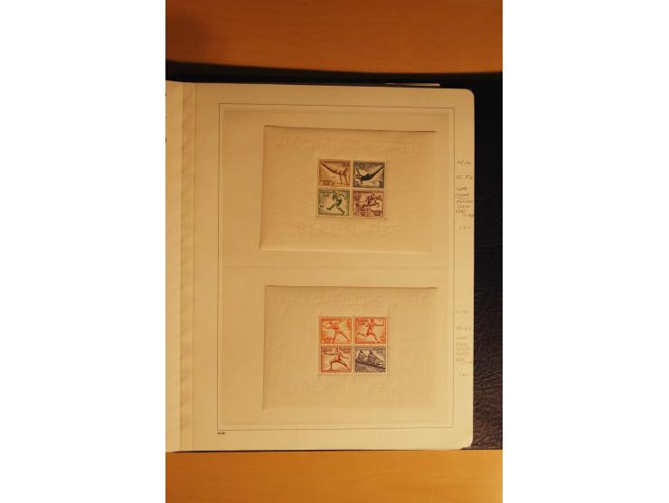 1933/45, postfrische kpl. bis weit überkpl. Sammlung mit Einheiten, Rand- und Eckrandstücken, HAN, Besonderheiten, Abarten, P