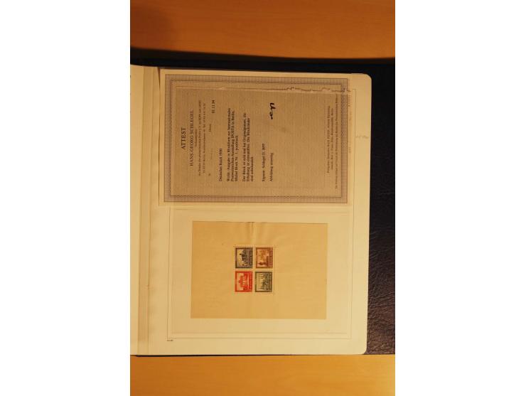 1933/45, postfrische kpl. bis weit überkpl. Sammlung mit Einheiten, Rand- und Eckrandstücken, HAN, Besonderheiten, Abarten, P