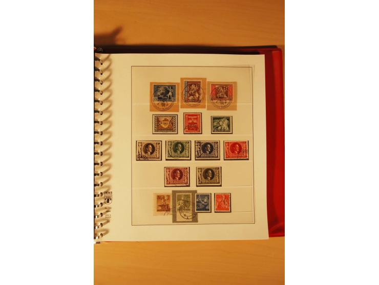 1933/45, meist ungebrauchte und gestempelte Sammlung in 2 Vordruckalben mit Einheiten, Besonderheiten und vielen Briefen und 