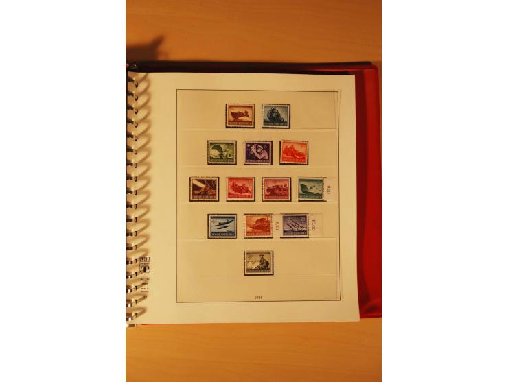 1933/45, meist ungebrauchte und gestempelte Sammlung in 2 Vordruckalben mit Einheiten, Besonderheiten und vielen Briefen und 