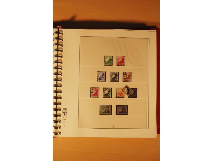 1933/45, meist ungebrauchte und gestempelte Sammlung in 2 Vordruckalben mit Einheiten, Besonderheiten und vielen Briefen und 