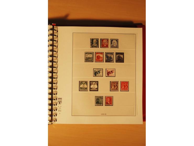 1933/45, meist ungebrauchte und gestempelte Sammlung in 2 Vordruckalben mit Einheiten, Besonderheiten und vielen Briefen und 