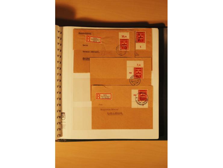 1933/45, meist ungebrauchte und gestempelte Sammlung in 2 Vordruckalben mit Einheiten, Besonderheiten und vielen Briefen und 