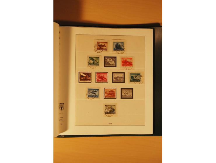 1933/45, meist ungebrauchte und gestempelte Sammlung in 2 Vordruckalben mit Einheiten, Besonderheiten und vielen Briefen und 