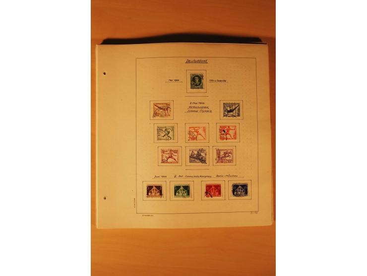 1933/45, ungebrauchte und gestempelte Sammlung mit besseren Ausgaben, dazu etwas Besetzung II und Danzig