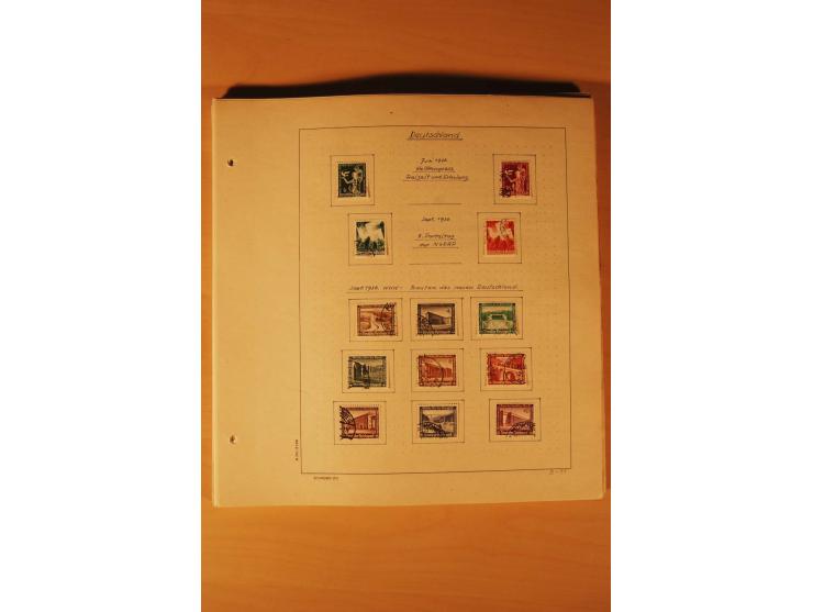 1933/45, ungebrauchte und gestempelte Sammlung mit besseren Ausgaben, dazu etwas Besetzung II und Danzig