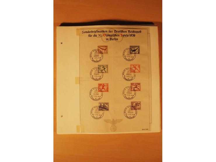 1933/45, ungebrauchte und gestempelte Sammlung mit besseren Ausgaben, dazu etwas Besetzung II und Danzig