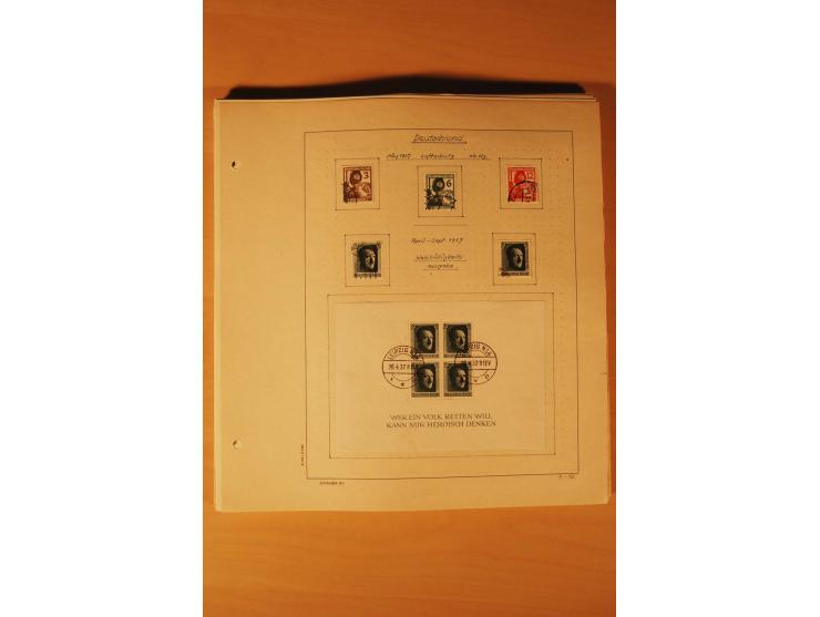 1933/45, ungebrauchte und gestempelte Sammlung mit besseren Ausgaben, dazu etwas Besetzung II und Danzig