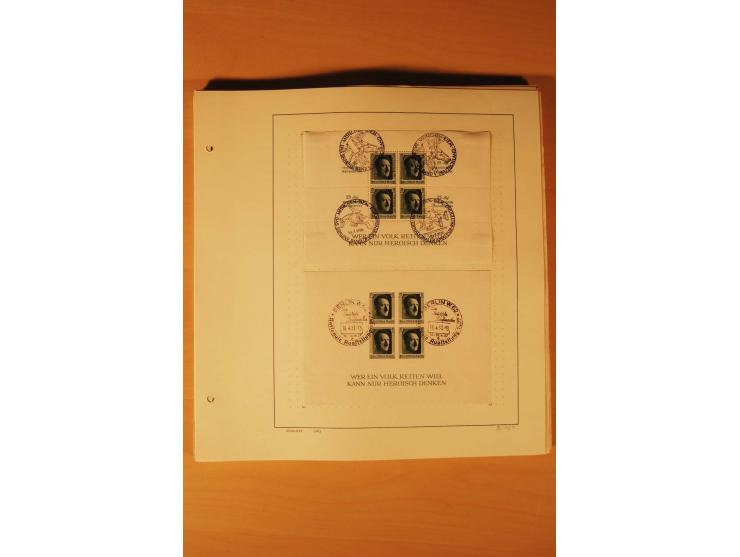 1933/45, ungebrauchte und gestempelte Sammlung mit besseren Ausgaben, dazu etwas Besetzung II und Danzig