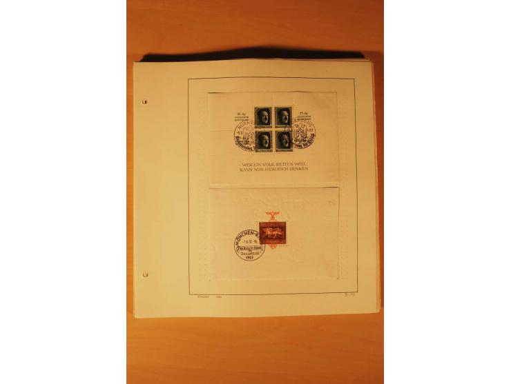 1933/45, ungebrauchte und gestempelte Sammlung mit besseren Ausgaben, dazu etwas Besetzung II und Danzig