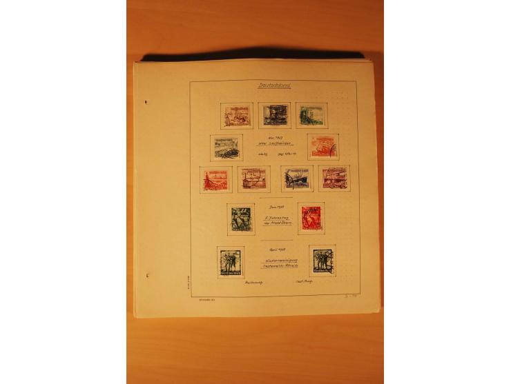 1933/45, ungebrauchte und gestempelte Sammlung mit besseren Ausgaben, dazu etwas Besetzung II und Danzig
