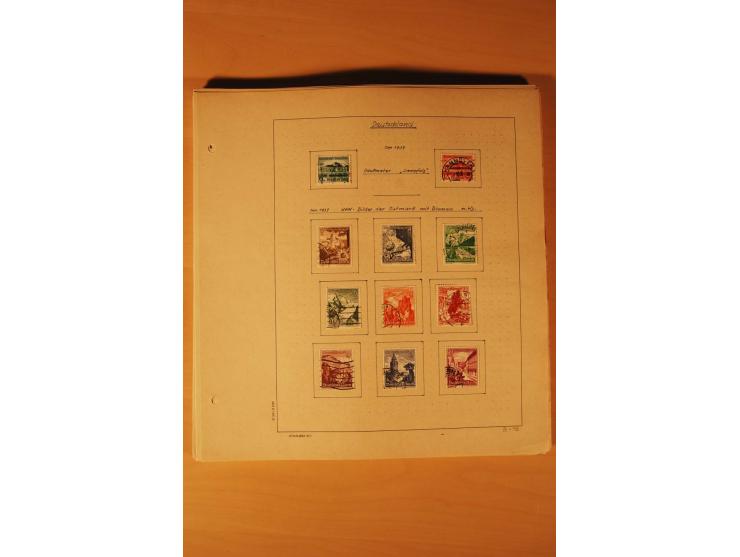 1933/45, ungebrauchte und gestempelte Sammlung mit besseren Ausgaben, dazu etwas Besetzung II und Danzig