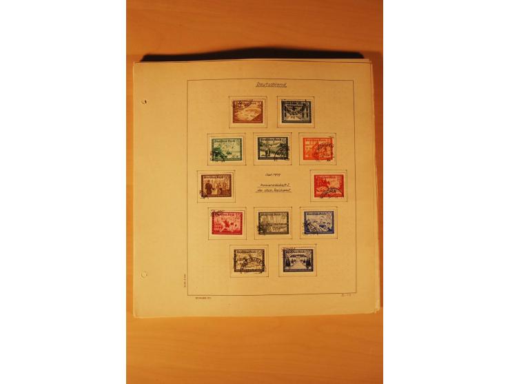 1933/45, ungebrauchte und gestempelte Sammlung mit besseren Ausgaben, dazu etwas Besetzung II und Danzig
